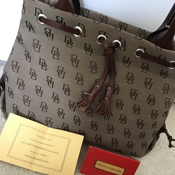 DOONEY & BOURKE MINI TASSEL LOGO HANDBAG - Picture 11 of 16